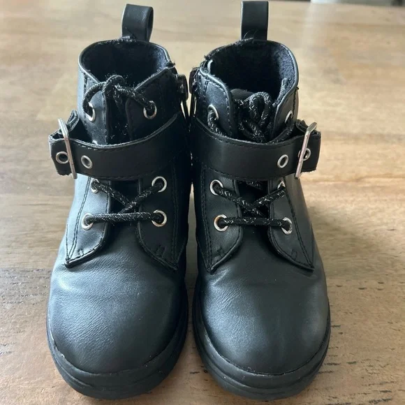 H&M Toddler Combat Boots Size 25/8.5 - Picture 2 of 6
